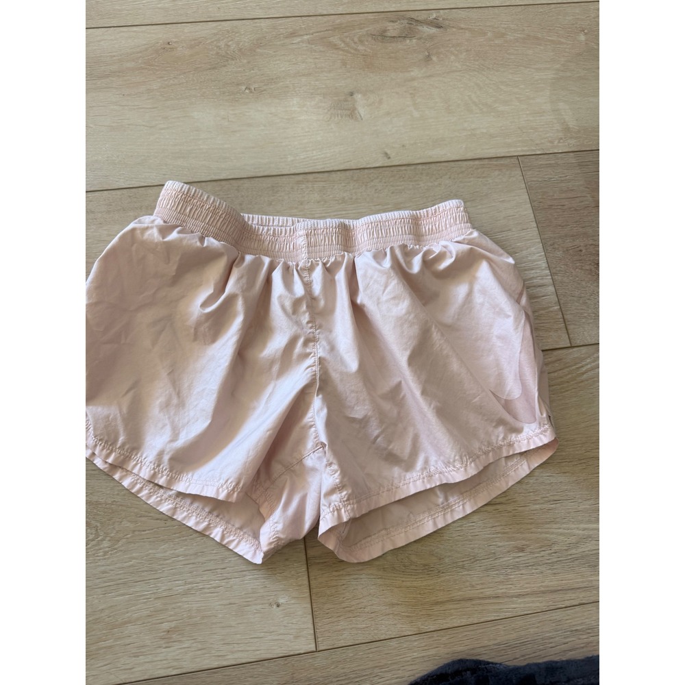 Nike Womens Dri-FIT Running Shorts Pink Elastic Waist Athletic Gym Shorts Size M
